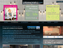 Tablet Screenshot of credence-deco.fr